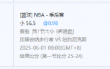 NBA下注印第安纳步行者第一节小分收米了